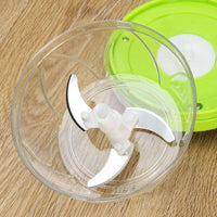 Manual Food Chopper ABS Plastic Multi-Color Portable Kitchen Tool image 2 PanguDeals Pakistan
