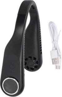 U-Shaped Neck Fan Black Adjustable Breeze image 5 PanguDeals Pakistan