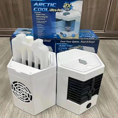 Portable Mini Air Cooler White ABS 2X Pro image 1 PanguDeals Pakistan