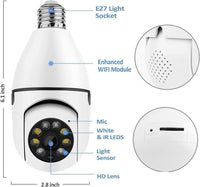 Mini 360 View Security Camera with Bulb E27 Stick image 2 PanguDeals Pakistan