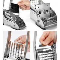 Stainless Steel Vegetable Cutter Compact Kitchen Use image 3 PanguDeals Pakistan