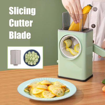 Vegetable Slicer Cutter ABS Green 1 Pc image 1 PanguDeals Pakistan