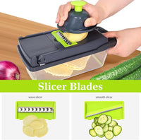 Green ABS Vegetable Cutter 1 Pc Kitchen Tool image 4 PanguDeals Pakistan