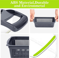 Green ABS Vegetable Cutter 1 Pc Kitchen Tool image 5 PanguDeals Pakistan