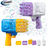 Kids Bubble Gun Blue Yellow Plastic Outdoor Toy image 5 PanguDeals Pakistan