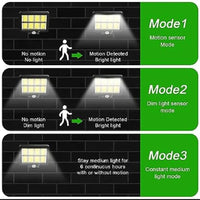 Solar Wall Light with Motion Sensor Black ABS image 3 PanguDeals Pakistan