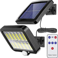 Solar Wall Light with Motion Sensor Black ABS image 4 PanguDeals Pakistan