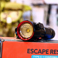 Rechargeable LED Torch Black Aluminum Portable image 4 PanguDeals Pakistan