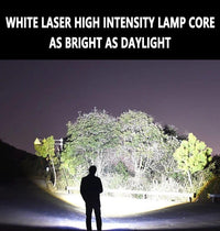 Rechargeable LED Torch Light Black Aluminum 8800mAh image 5 PanguDeals Pakistan
