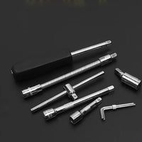 46-Piece Socket Wrench Tool Set Stainless Steel Red Case image 5 PanguDeals Pakistan