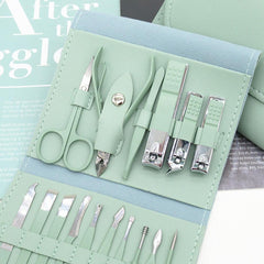 16-Piece Manicure & Pedicure Kit – Premium Stainless Steel Nail Care