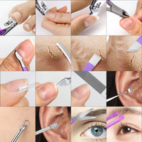 16-Piece Manicure & Pedicure Kit – Premium Nail Care Set