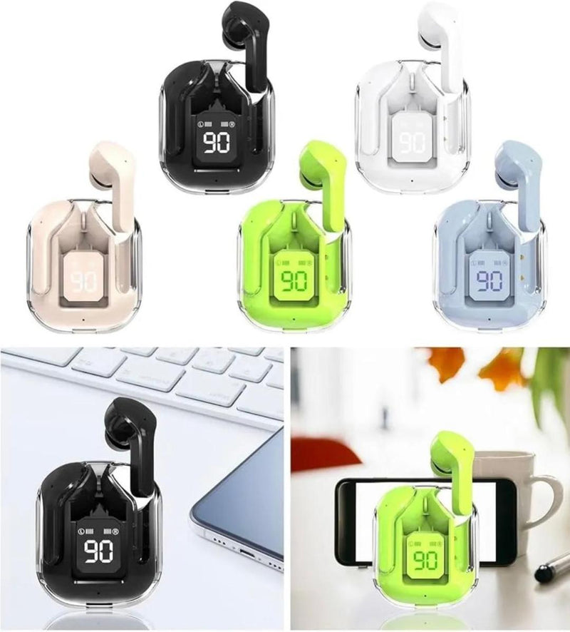 Waterproof Bluetooth Earbuds with LED Battery Display image 1 PanguDeals Pakistan