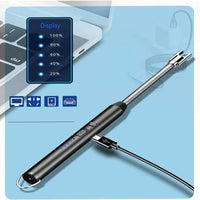 USB Rechargeable Lighter with LED Display Black image 3 PanguDeals Pakistan