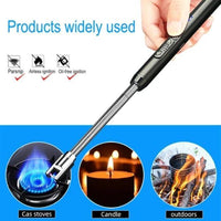 USB Rechargeable Lighter with LED Display Black image 4 PanguDeals Pakistan