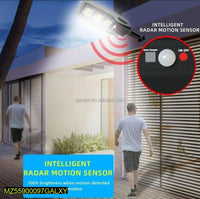 Solar Motion Sensor Light Silver IP65 Waterproof image 4 PanguDeals Pakistan