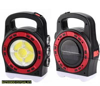 Solar Emergency Light 20W Black Red ABS image 3 PanguDeals Pakistan