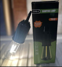 Rechargeable Hanging Bulb Black LED Warm Light image 2 PanguDeals Pakistan