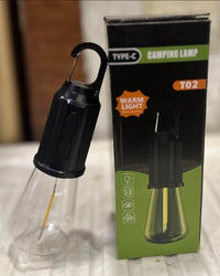 Rechargeable Hanging Bulb Black LED Warm Light image 3 PanguDeals Pakistan