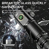 Compact Aluminum Flashlight with Cutter & Magnetic Tail image 2 PanguDeals Pakistan