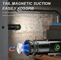 Compact Aluminum Flashlight with Cutter & Magnetic Tail image 4 PanguDeals Pakistan