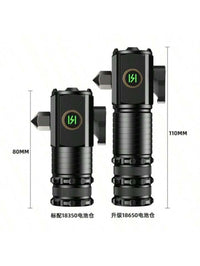 Compact Aluminum Flashlight with Cutter & Magnetic Tail image 5 PanguDeals Pakistan