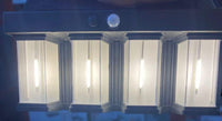 Solar Wall Lamp Motion Sensor Black ABS Outdoor image 3 PanguDeals Pakistan