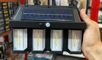 Solar Wall Lamp Motion Sensor Black ABS Outdoor image 4 PanguDeals Pakistan