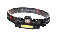 Rechargeable LED Headlight Black ABS Camping Hiking Portable image 5 PanguDeals Pakistan