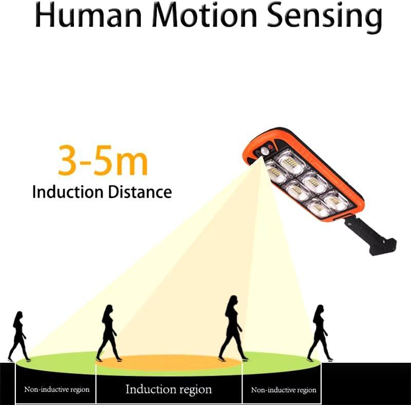 Motion Sensor Solar Lamp Blue 3-5m Outdoor Use image 1 PanguDeals Pakistan