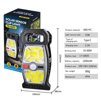 Solar Flame Light with Motion Sensor, Rechargeable, Black image 5 PanguDeals Pakistan