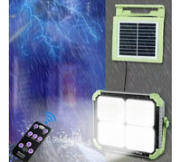 Solar Wall Lamp Split with Remote Control Black image 5 PanguDeals Pakistan