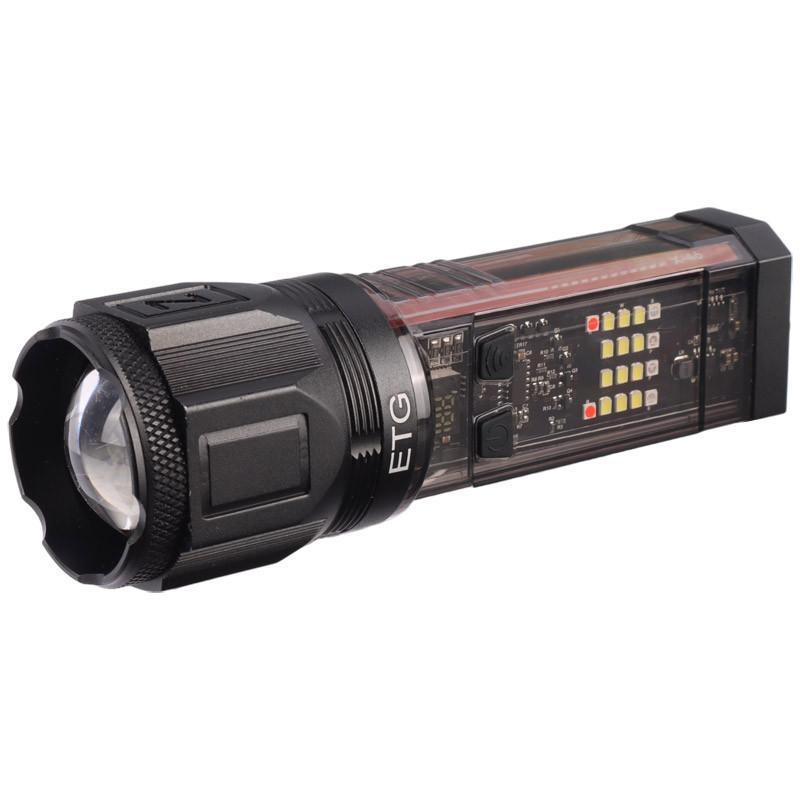 Rechargeable Turquoise Flashlight for Outdoor Use image 1 PanguDeals Pakistan