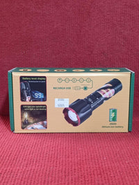 Rechargeable Flashlight with Zoom & Waterproof Design image 1 PanguDeals Pakistan