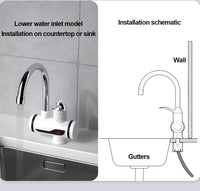 Instant 360° Electric Water Heating Tap Silver image 4 PanguDeals Pakistan