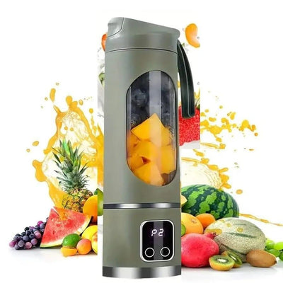 Portable Rechargeable Green Electric Juicer Blender image 1 PanguDeals Pakistan