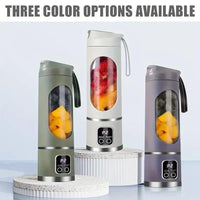 Portable Rechargeable Green Electric Juicer Blender image 2 PanguDeals Pakistan