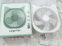 Mini Cat Ear Fan Blue USB Rechargeable image 5 PanguDeals Pakistan