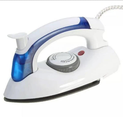 Portable Steam Iron White Blue 700W Ceramic Soleplate image 1 PanguDeals Pakistan