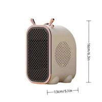 800W Portable Electric Heater White Fast Heat Low Noise image 5 PanguDeals Pakistan