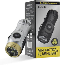 Rechargeable Flashlight Black USB Portable Pakistan image 3 PanguDeals Pakistan