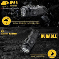 Rechargeable Flashlight Black USB Portable Pakistan image 4 PanguDeals Pakistan
