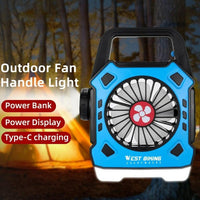 Rechargeable Outdoor Fan with Night Light & Handle image 4 PanguDeals Pakistan
