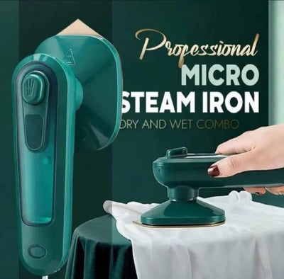 Professional Micro Steam Iron Green Portable Foldable image 1 PanguDeals Pakistan