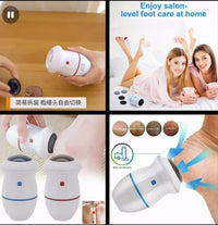 Electric Foot Grinder White Blue Cordless ABS image 4 PanguDeals Pakistan