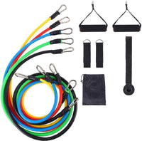 Adjustable Resistance Bands for Home Gym - 11 Pcs Set image 2 PanguDeals Pakistan