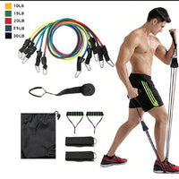 Adjustable Resistance Bands for Home Gym - 11 Pcs Set image 4 PanguDeals Pakistan