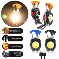 USB Rechargeable Multifunction Keychain Light image 1 PanguDeals Pakistan