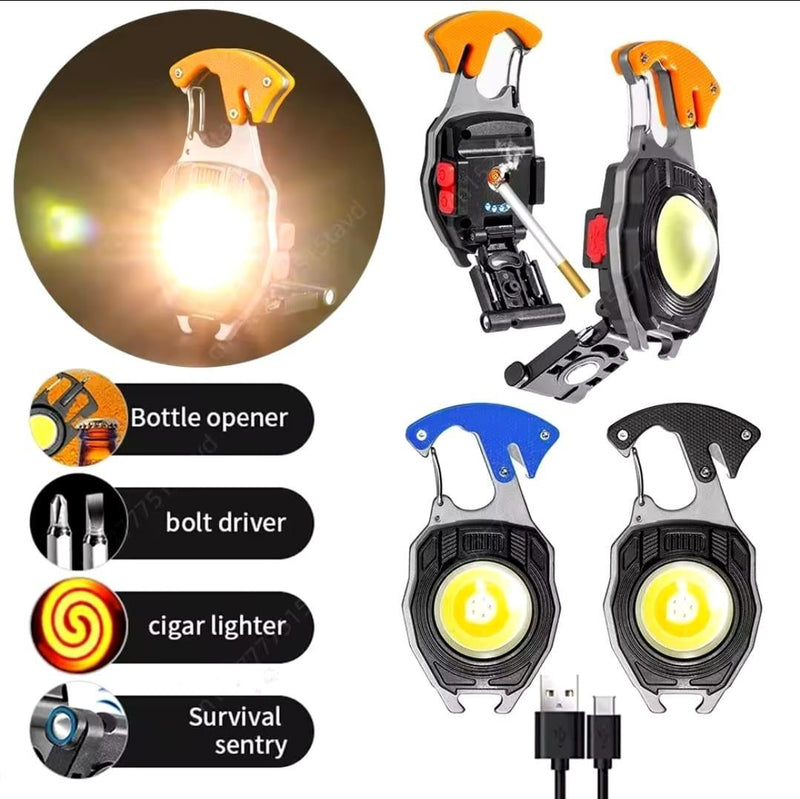 USB Rechargeable Multifunction Keychain Light image 1 PanguDeals Pakistan