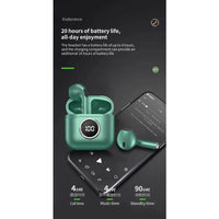 Premium Quality Green Bluetooth Earbuds with IPX4 Waterproof image 1 PanguDeals Pakistan
